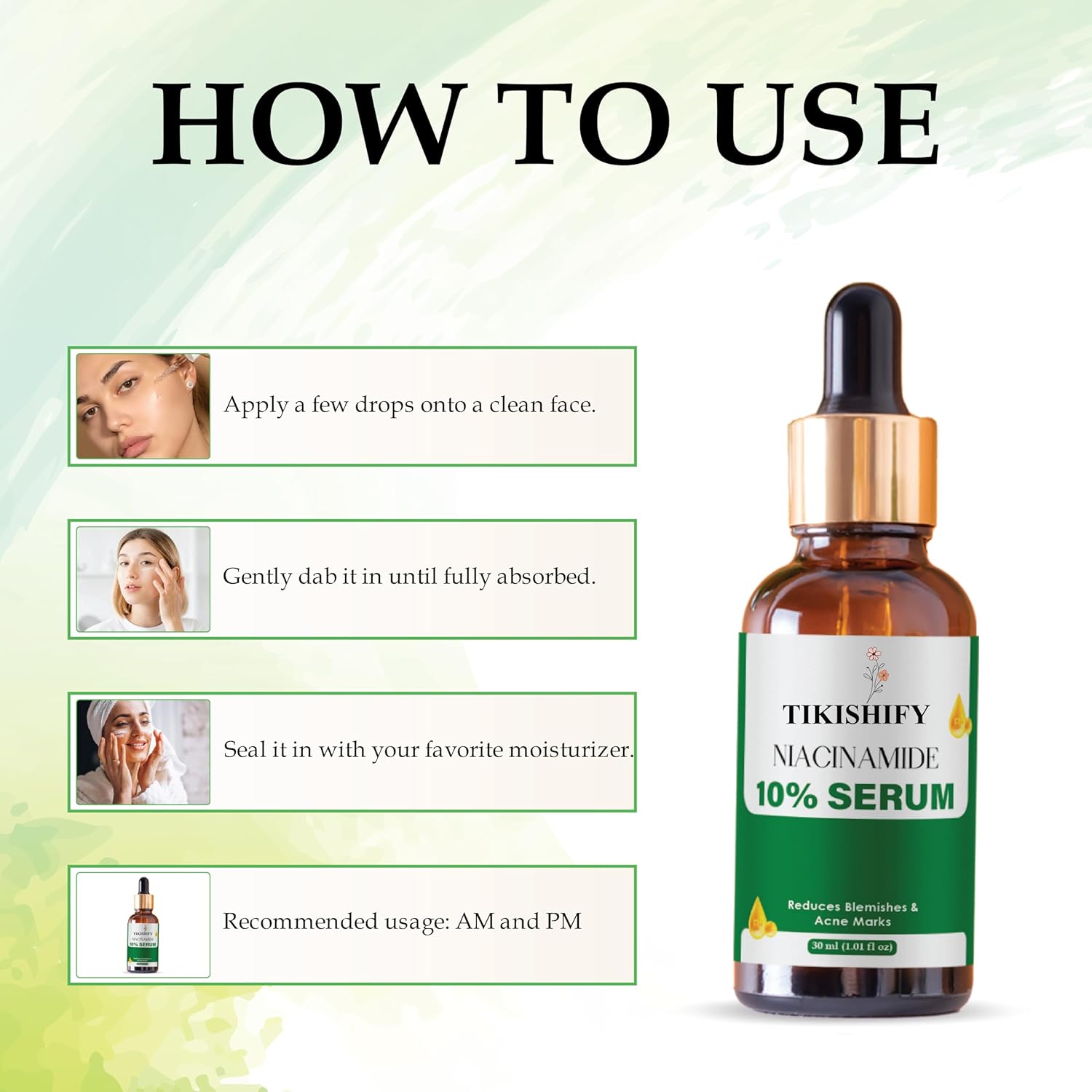 Niacinamide 10% Serum, Reduces Blemishes & Acne Marks, 30ml (1.01 fl oz)