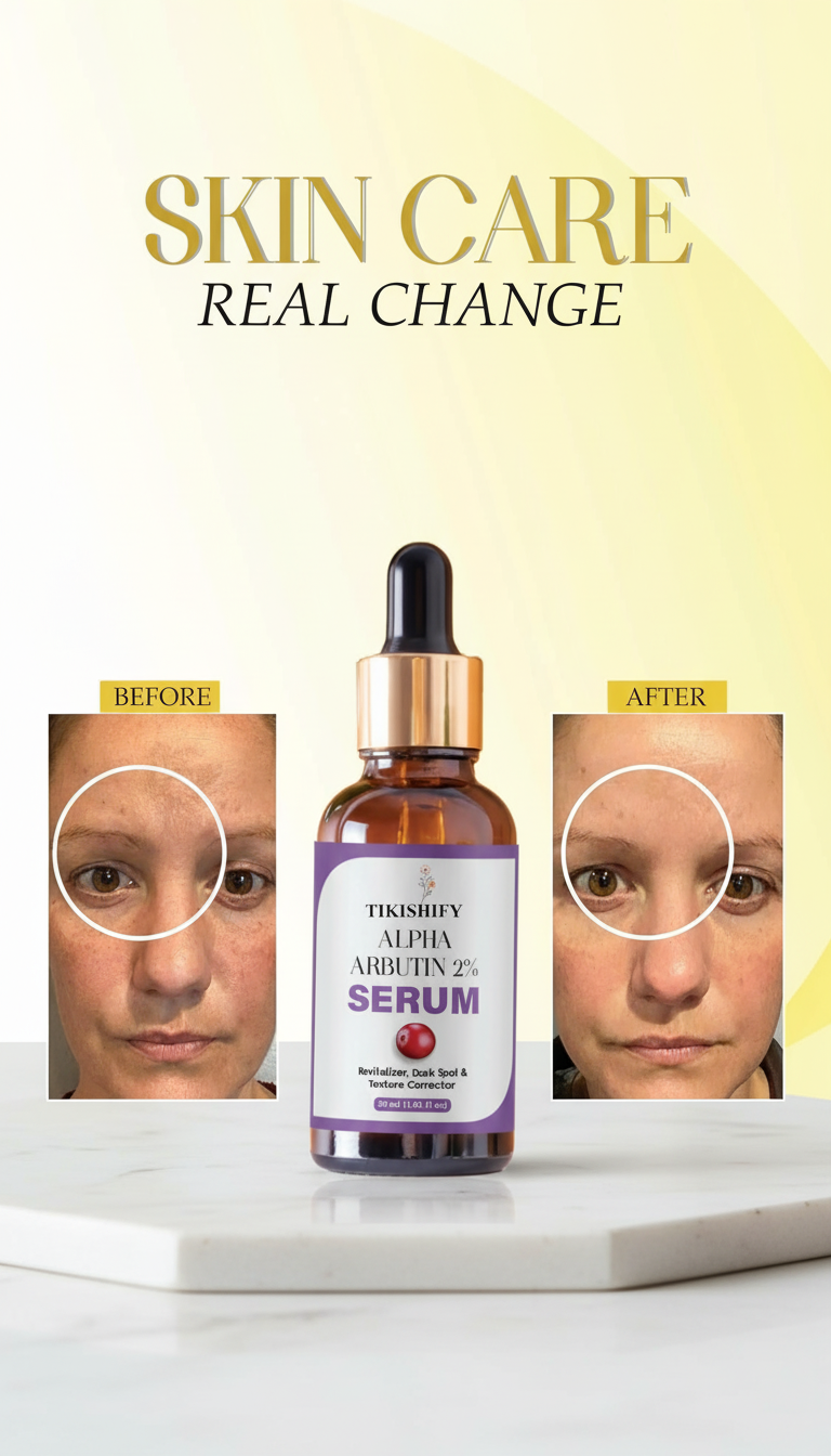 Alpha Arbutin 2% Serum, Revitalizer, Dark Spot & Texture Corrector, 30ml