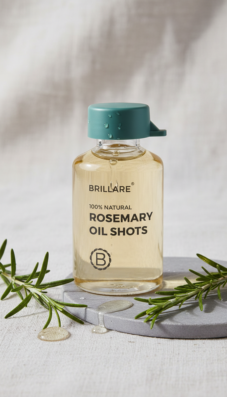 Rosemary Oil Shots For Visible Hair Growth