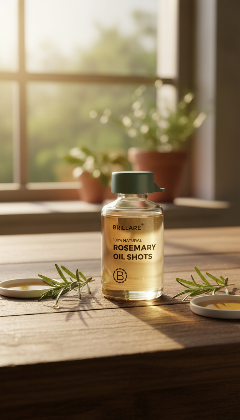 Rosemary Oil Shots For Visible Hair Growth