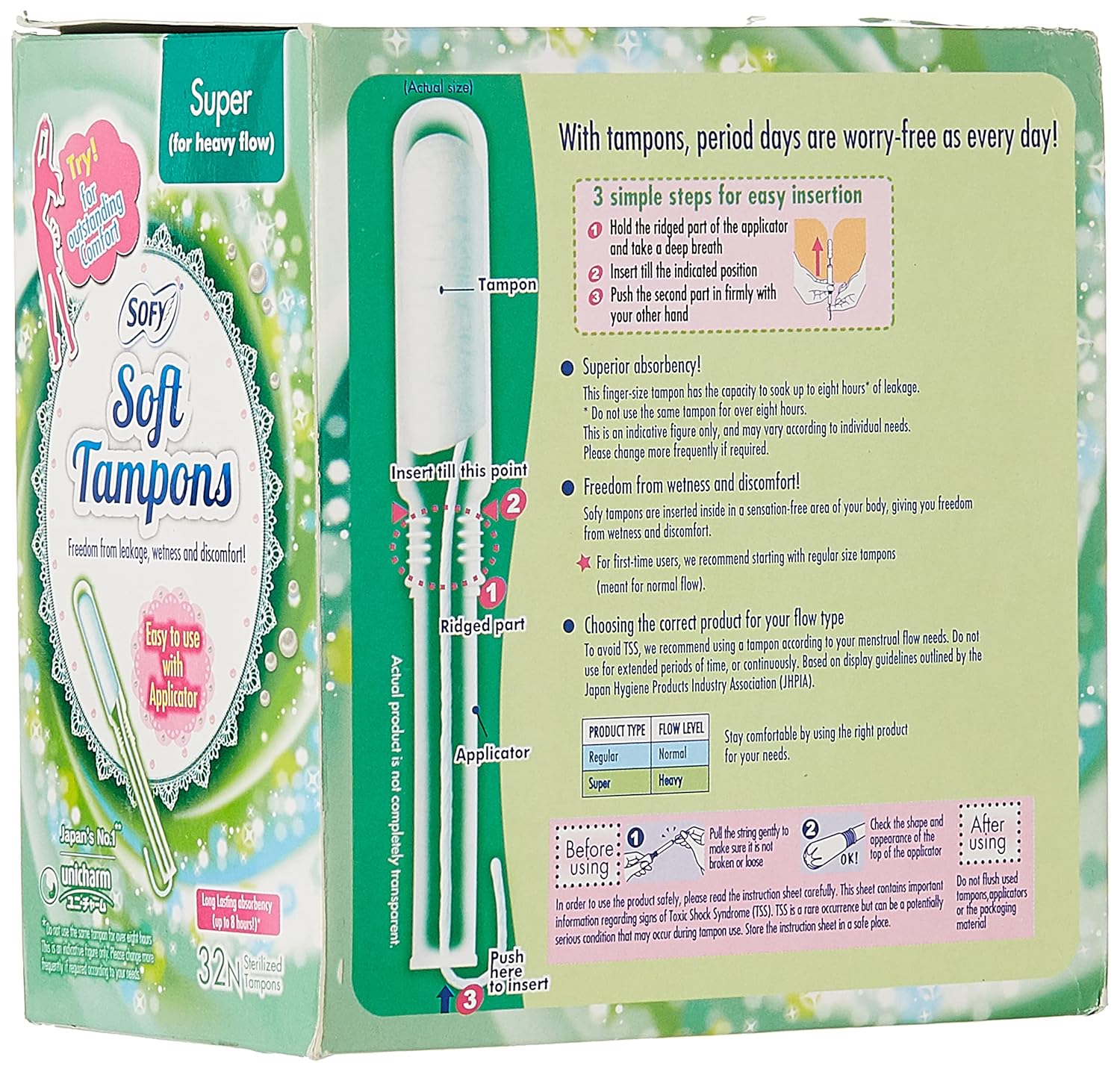 Sofy Soft Tampons - 34 Pieces (Regular)