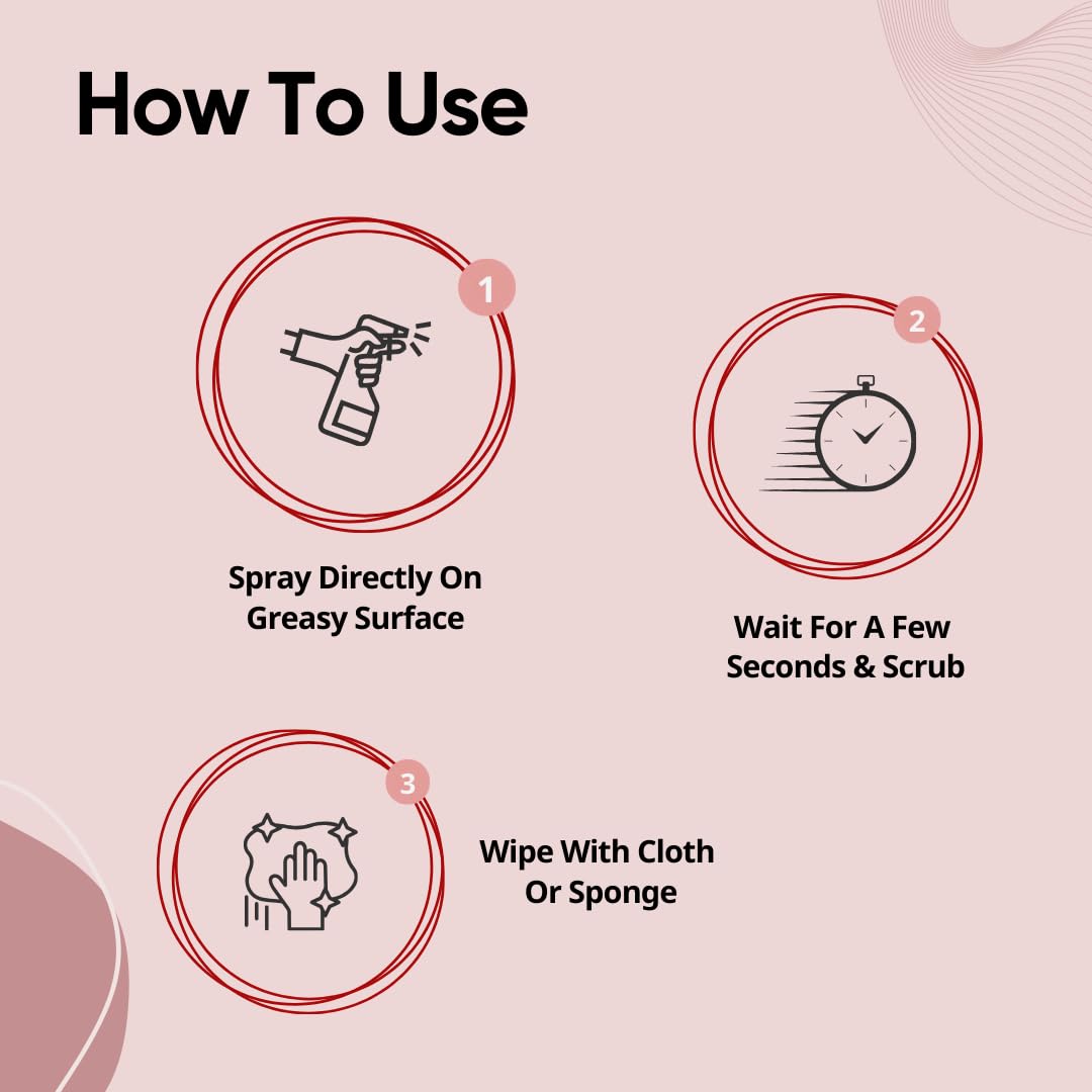 urban Wipe Kitchen Cleaner Spray Suitable For All Kitchen Surfaces, Gas Stove, Countertop, Tiles, Chimney And Sink_(500Ml)
