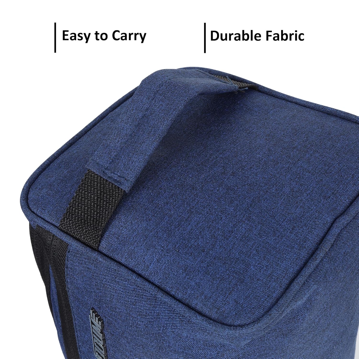Wooum Travel Toiletry Bag for Men | Water-Resistant Bathroom Organizer with Hook | Compact Khadi Fabric Dopp Kit with Zipper & Mesh Pockets – Ideal for Travel, Gym & Daily Use