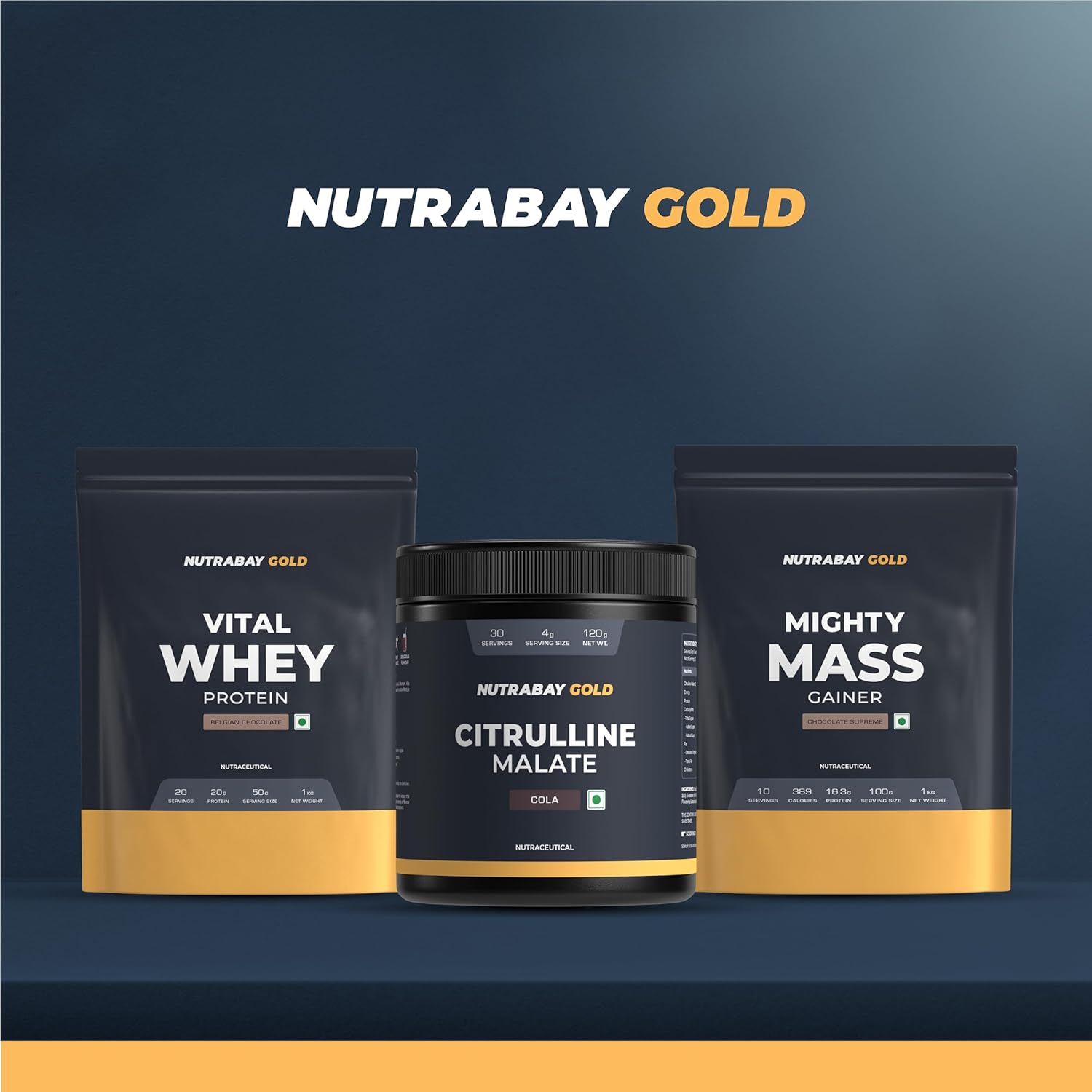 Nutrabay Gold Citrulline Malate 2:1 Supplement Powder 120g, Cola Flavor – Boosts Nitric Oxide – Pre Workout for Muscle Pump, Improved Endurance & Recovery | Tested for Purity | No Banned Substances