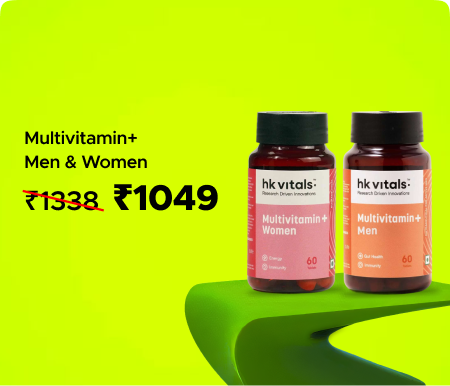 Multivitamin+ Men & Women @ Rs 1049 Worth Rs 1338